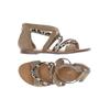 Les Tropéziennes par M Belarbi Damen Sandale, Gr. 40, beige, Leder