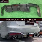 Per Audi A5 S5 B10 2020 + Fibra di Carbonio di Alta qualità labbro posteriore Auto Paraurti