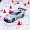 Voiture à dérive RC 1/24 4WD, Mini modèle de course à dérive RC, Radio 2.4G, échelle complète avec
