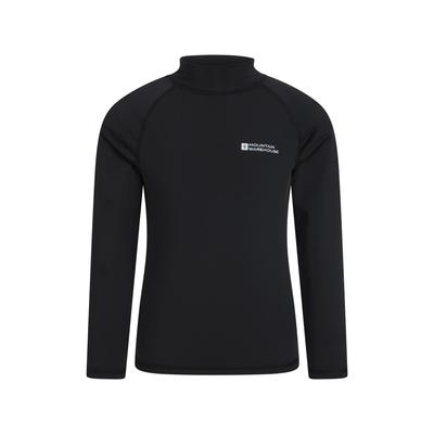 Mountain Warehouse Childrens/Kids Long-Sleeved Rash Top (Schwarz) Image