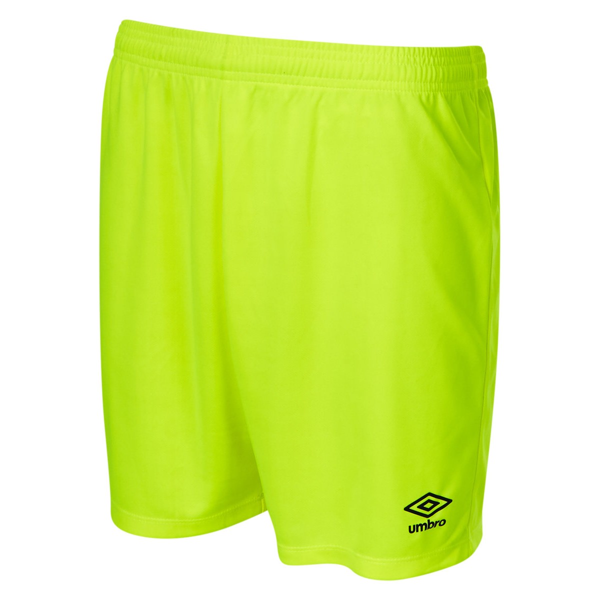 Umbro - "Club II" Shorts für Kinder (Sicherheits-Gelb/Kohlen-Schwarz) Image