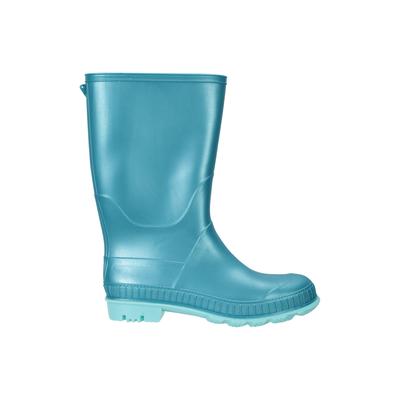 Mountain Warehouse - Kinder Gummistiefel, Unifarben (Petrol) Image