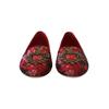 Dolce & Gabbana Ballerinas aus geblumtem Brokat - Rot