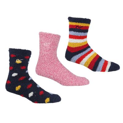 Regatta - "Cosy" Socken für Damen(3er-Pack) (Marineblau/Herzogin) Image