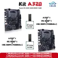Kit set scheda madre ZSUS A320 con CPU Ryzen R5 2600/3600 DDR4 1 * 16 GB 3200 MHz memoria AM4 scheda madre M.2 NVME