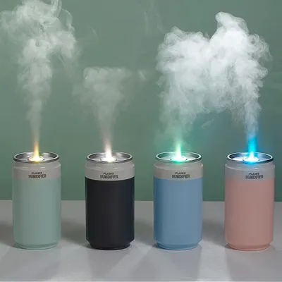 Mini Air Humidifier 260ml Cola Cup Size Portable Cool Mist Maker Essential Oil Diffuser For Car Air Purifier H2O Humificador