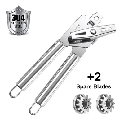 Can Opener Kitchen Accessories Gadget Sets Bottle Openers Stainless Steel Ergonomic Manual Kitchen