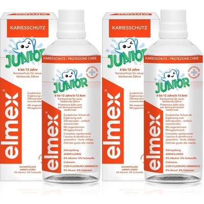 2x Elmex Junior Zahnspülung 2x400 ml Mundwasser Image