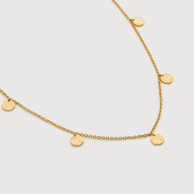 Gold Siren Muse Station Chain Necklace