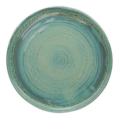 Cosy & Trendy Basalt 10 13/16" Ocean Green Stoneware Plate - 6/Case