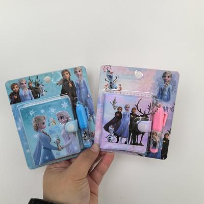 TEMU 2pcs Mini Notebook Set, Cute Cartoon Pocket Diary With Pen, Soft Matte, School Style Image