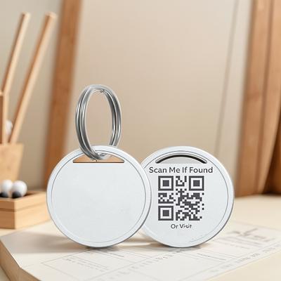 TEMU Customizable Metal Tags For Pets, Suitable For Cats And Dogs - Made Of Frosted Material With Uv Printing - Pet Tags Safety And Privacy - Ideal For Pet Lovers. Image
