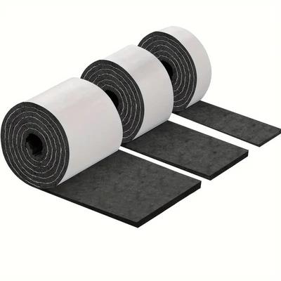 TEMU 3 Rolls Self-adhesive Felt Furniture Pads Roll, Multi-use Floor Protector Pad For Hardwood, Durable Scratch Prevention Strips For Cabinets, Tables, Chairs, Craft - Other Material, Type Image