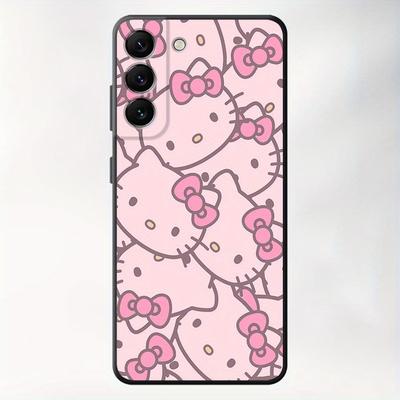 TEMU Phone Case A16 A55 A25 A35 A15 A54 A34 A14 A24 A53 A33 A23 A13 A52 A32 A22 A12 A51 A71 A72 A73 Silicone Cover Protective High- Shockproof Cute Pink Hello Kitty Cartoon, Image