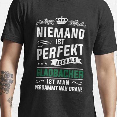 TEMU Gladbacher Mu00f6nchengladbach Jersey Fan Saying Essential T-shirt Mens Clothes Gifts For Men Image