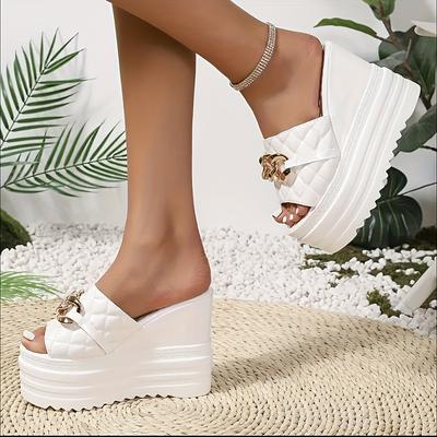 TEMU Women's Slippers Slip-on Flip Flops Comfortable Women's Shoes Image