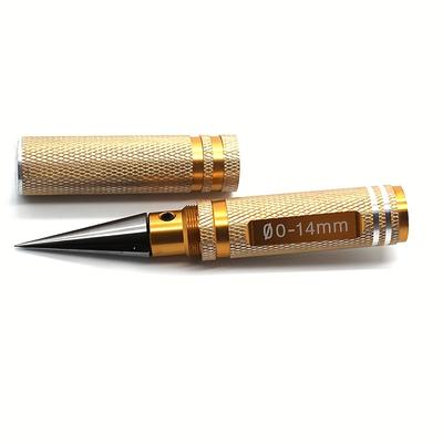 TEMU Professional Drill Tool High Hardness Clay Punch Pottery Punch Diy Hand-made Woodworking Hole Punch Expand Hole Pottery Tool Image