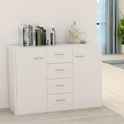 TEMU Sideboard White 88x30x65 Cm Wood Image