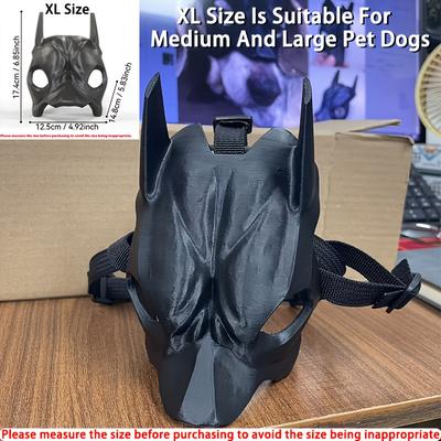 TEMU Dog Bat Mask, Funny Halloween Costumes Accessories For Dogs, Dog Bat Cosplay Hat, Sizes Image