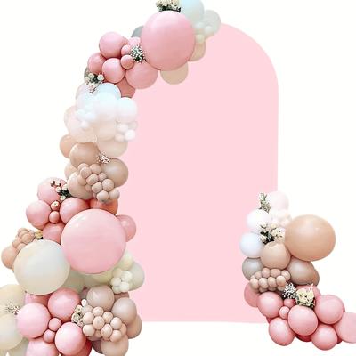 TEMU Multifunctional Stretch Arch Cover For Weddings, Birthdays And Anniversaries - In 6/6.6/7.2-foot Sizes(only Cloth Arches Are Not Included) Image