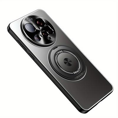 TEMU For Xiaomi 15 Ultra Magnetic Alloy Bracket Mobile Phone Case Full Frosted Advanced Phone Cover Image