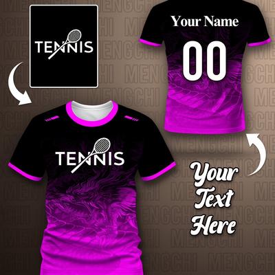 TEMU Custom 3d Dragon Print T-shirt - Personalized Summer Sports Jersey With Gradient Design, Round Neck, Short Sleeve - Ideal For Club, Team, Or Advertising - Polyester Fabric, Dragon Shirt Image