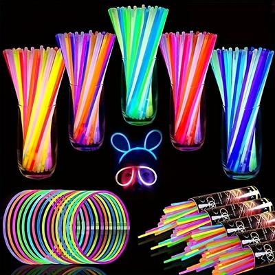 TEMU 100pcs Night Light Stick, Diy Concert Stage Performance Fluorescent Props, Outdoor Emergency Props Image