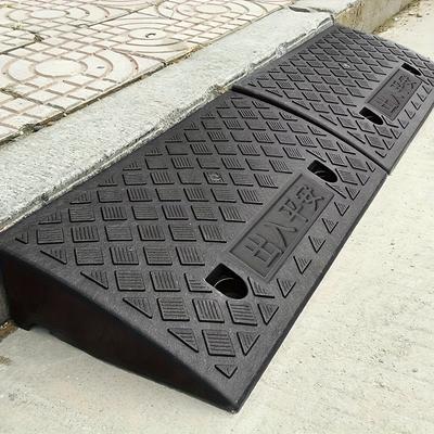 TEMU A Set Of 2 Portable Curb Ramps, Measuring 19.69x10.63x3.54 Inches, Designed For Heavy Vehicles Or Cargo Push, Suitable For Highways, Shops, And Doorways, Wheelchairs, And Bicycles. Image