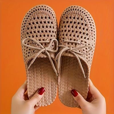 TEMU Women's Summer Slide Shoes - Ultra-lightweight, Non-slip, Comfortable With Round Toe And Tpu Material For A Image