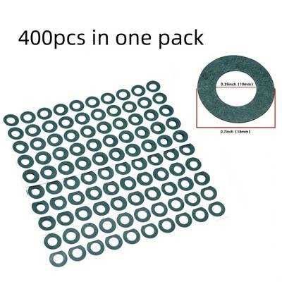 TEMU 400pcs Self-adhesive Solid/hollow 18650 Battery Insulation Pads, 18650 Battery Insulation Rings, 18650 Highland , Insulation Pad Circles, Single-sided Adhesive Batteries, Highland Image