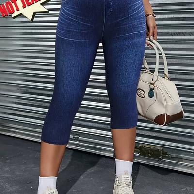 TEMU Yudomi Women's Fashion Printed Jeans Image