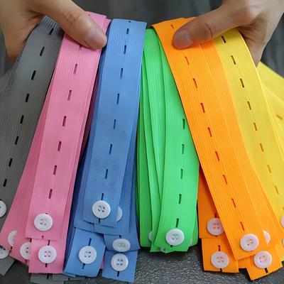 TEMU 30pcs, Organizing Straps, Adjustable Roll-up Clothes Storage Straps, Luggage Space Saver, Drawer And Closet Organizer Image