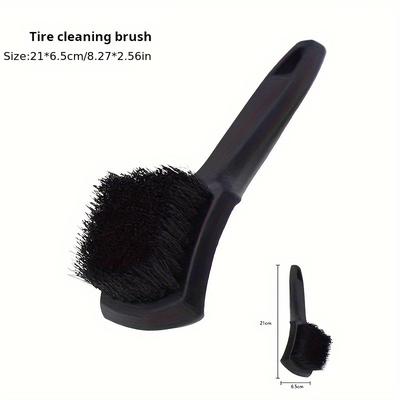 TEMU Car Tire Brush, Pp Material Car Wash Towel Cleaning Tool Image