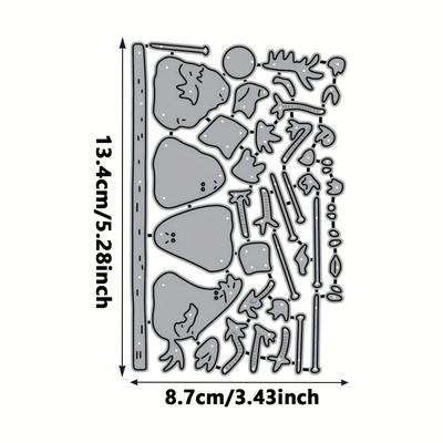 TEMU Cartoon Chicken Metal Cutting Die For Diy Scrapbooking, Card Making & Crafts - Versatile Embossing Template For Greetings & Decorations Image