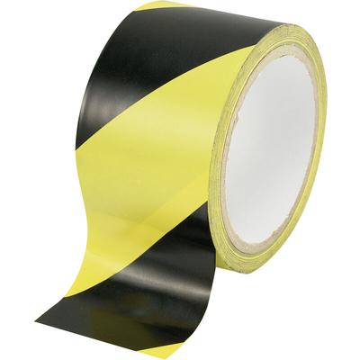 Toolcraft - wt-yb 1564134 Markierungsklebeband wt-yb Schwarz, Gelb (l x b) 18 m x 48 mm 1 St. Image