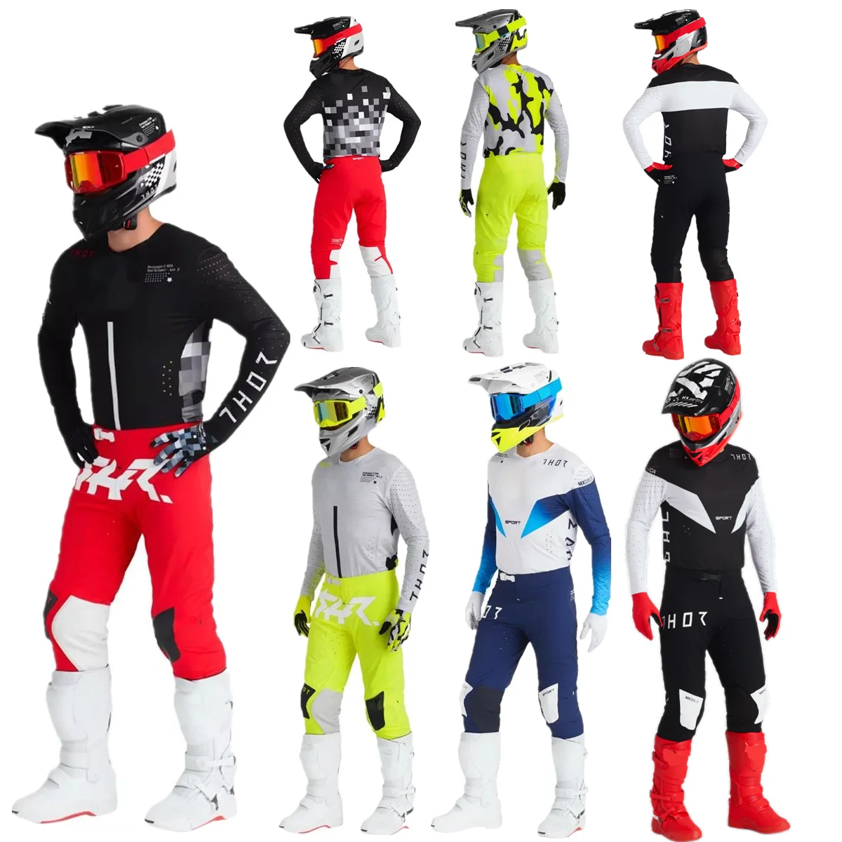 2026 CNVS Motocross Gear Set Top Shift MX Jersey Set Enduro Moto Kits Off Road Motorrad Combos Image