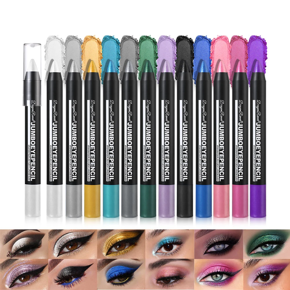 Lidschattenstift Pearlized Skin Tone Nude Mermaid Girl Pearlized White Hair Bubble Pencil Lidschattenstift Image