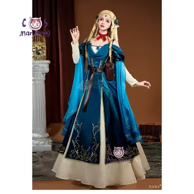 Delicious in Dungeon Anime Marcille Donato Cosplay Kostüm Halloween Party neues wunderschönes Kleid Image