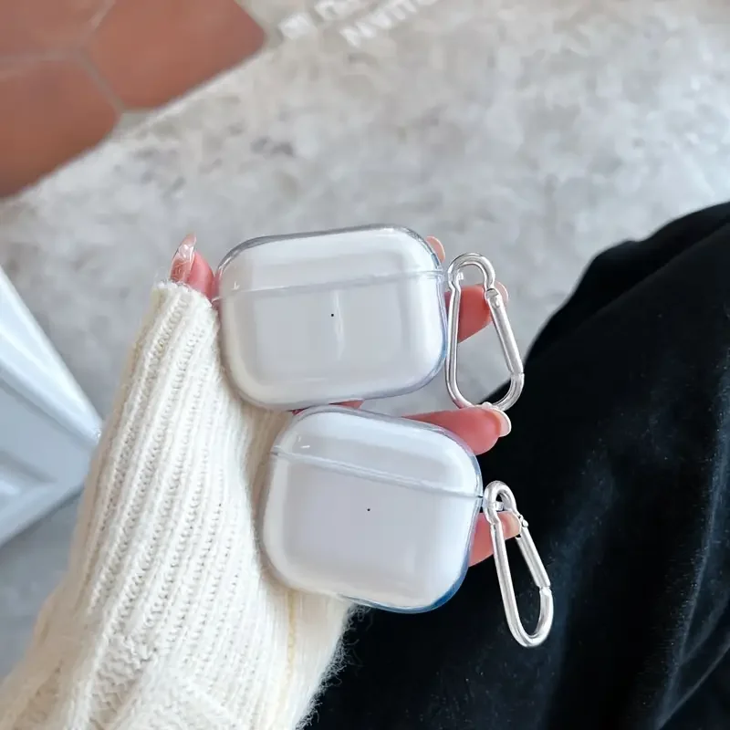 Weiche, klare TPU-Kopfhörerhülle für Airpods Pro 2022, Airpods 4 2024, stoßfeste, transparente Abdeckung für Airpods 1 2 3 2021 Shell Case Image