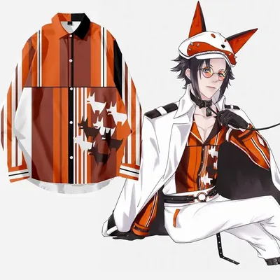 2022 3D HOLOLIVE Vtuber Mysta Rias Merch Cosplay Bluse Hoodies MystaRias Männer/Frauen Sweatshirt Image