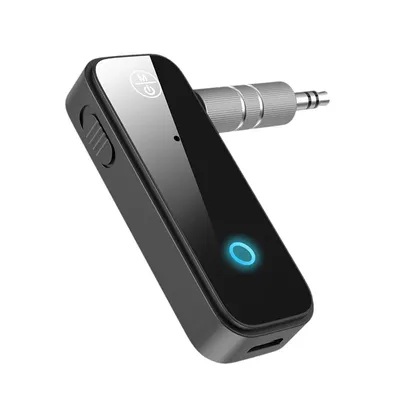 Bluetooth 5.0 Sender Empfänger 2 in 1 Wireless Adapter 3,5 mm Klinke Audio AUX Adapter für Car Audio Image