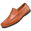 Lässige flache Herren-Sneaker Business Casual Work Atmungsaktive Schuhe Große einfarbige Lederschuhe