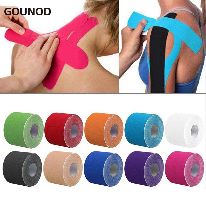 1PC/5PC VIEL Elastische Kinesiologie Tape Sport Muskel Band Verband Pflege Kinesiologie Erste Hilfe Band Muskel Verletzungen sport Band Image