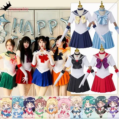 Anime Luna Cosplay Kostüme JK Uniform Damen Kleider für Erwachsene Party Fancy Sexy Kostüm Kleid Image