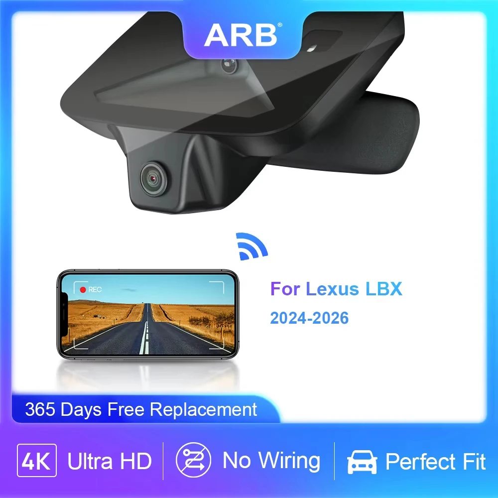 Für Lexus LBX 2024-2026 4K Auto-DVR, ARB OEM Style Dash-Kamera mit APP-Steuerung, Loop-Aufnahme Image