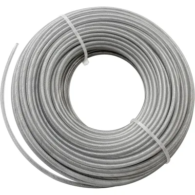 2.7/3.0/4.0mm*10/15m Grass Strimmer Line Nylon Steel String Trimmer Spool Round Wire for Garden Trimmers