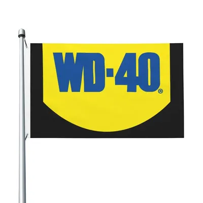 NEW WD 40 Double Sided Banner Breeze Flag Garden Flag Decorative Flag Party Banner 3x5FT (90x150cm)