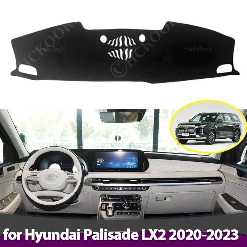 Anti-Rutsch-Armaturenbrett-Abdeckung, Schutzpolster, Autozubehör, Sonnenschutz, Teppich für Hyundai Palisade LX2 2020–2023 2021 2022 Image