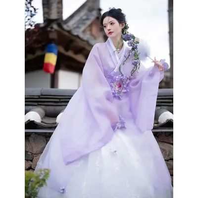 Neue Luxus traditionelle koreanische Hanbok ethnische Langarm koreanische Kleidung weibliche Image