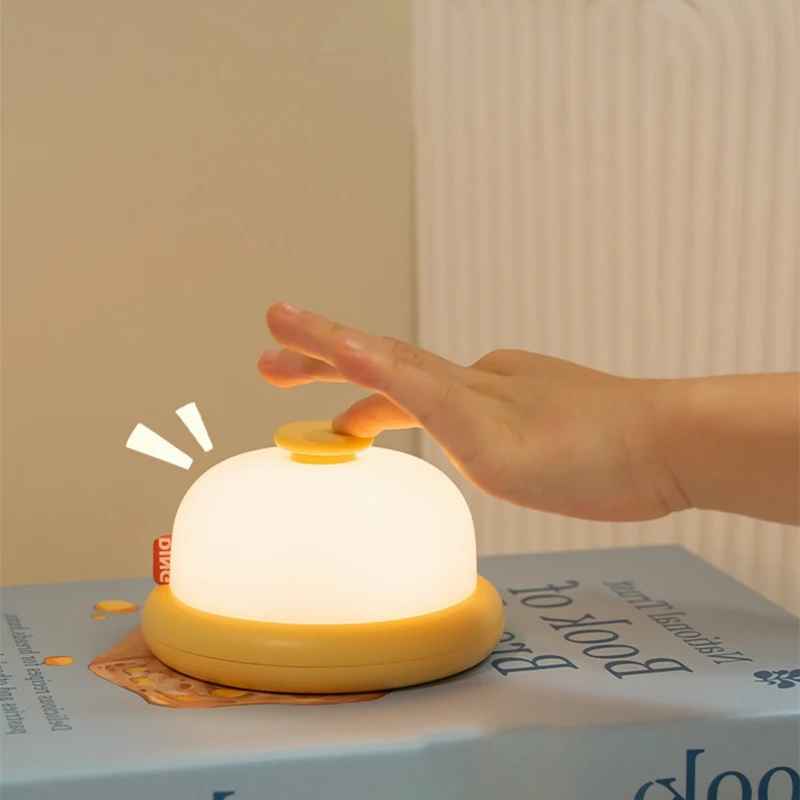 Nette Silikon Neben Lampe Schlafen Kreative Kinder Nachtlicht Kawaii Warmes Licht Tragbare Nacht Lampe Baby Fütterung